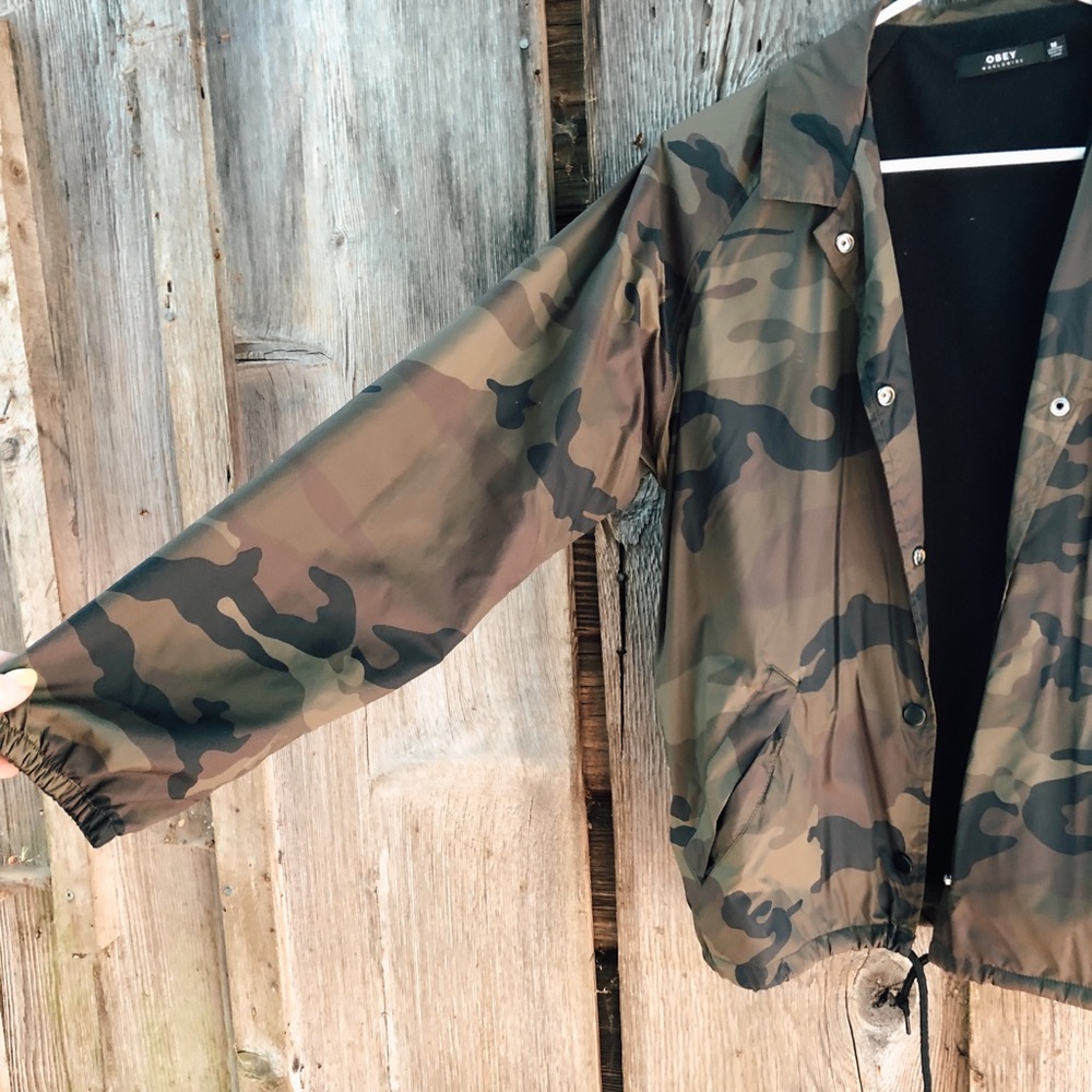 OBEY Camo Bomber Jacket